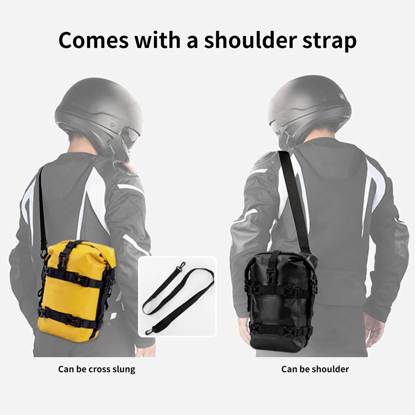 Carry essentials securely with this waterproof frame bag!