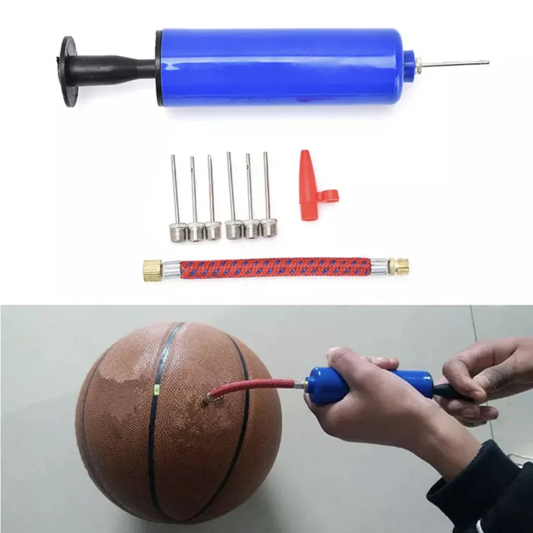 10pcs Portable Hand Ball Pump Set with Hose