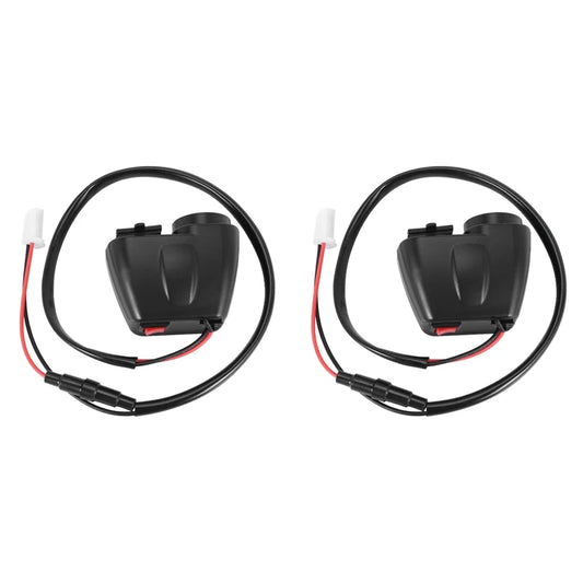 2X 12V to 5V Motorcycle USB Charger with Voltmeter