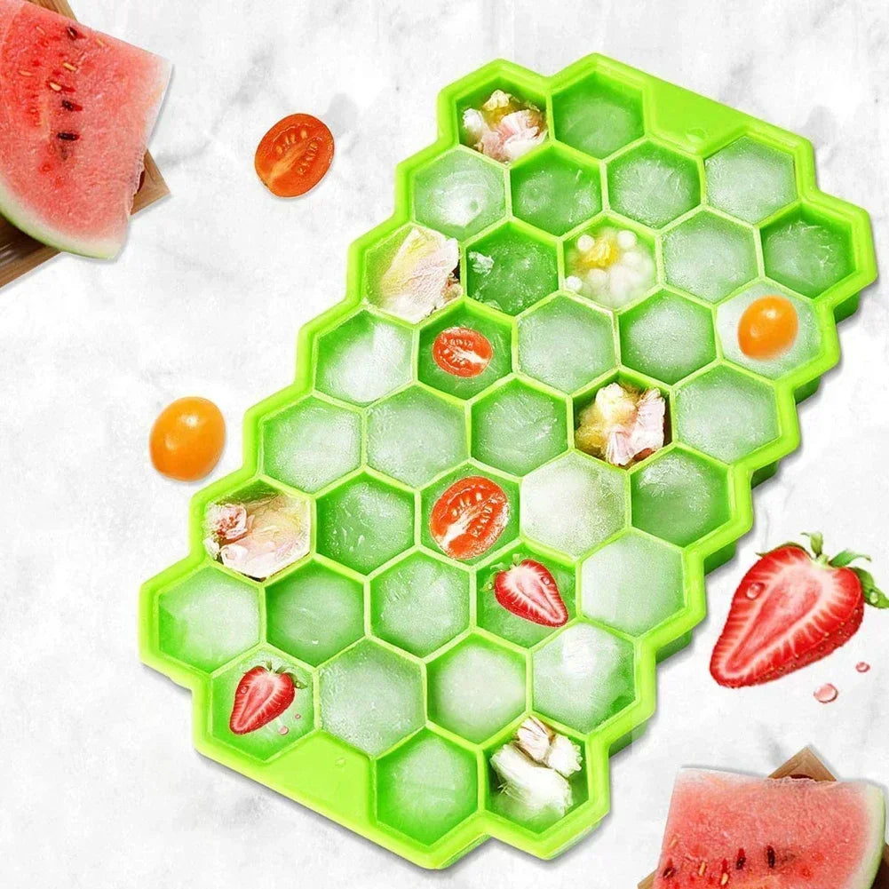 148-Cavity Honeycomb Ice Cube Tray – Chill More, Refill Less