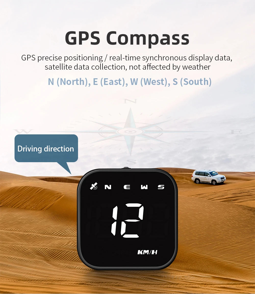 G4S HUD Smart GPS Speedometer – All-in-One Display