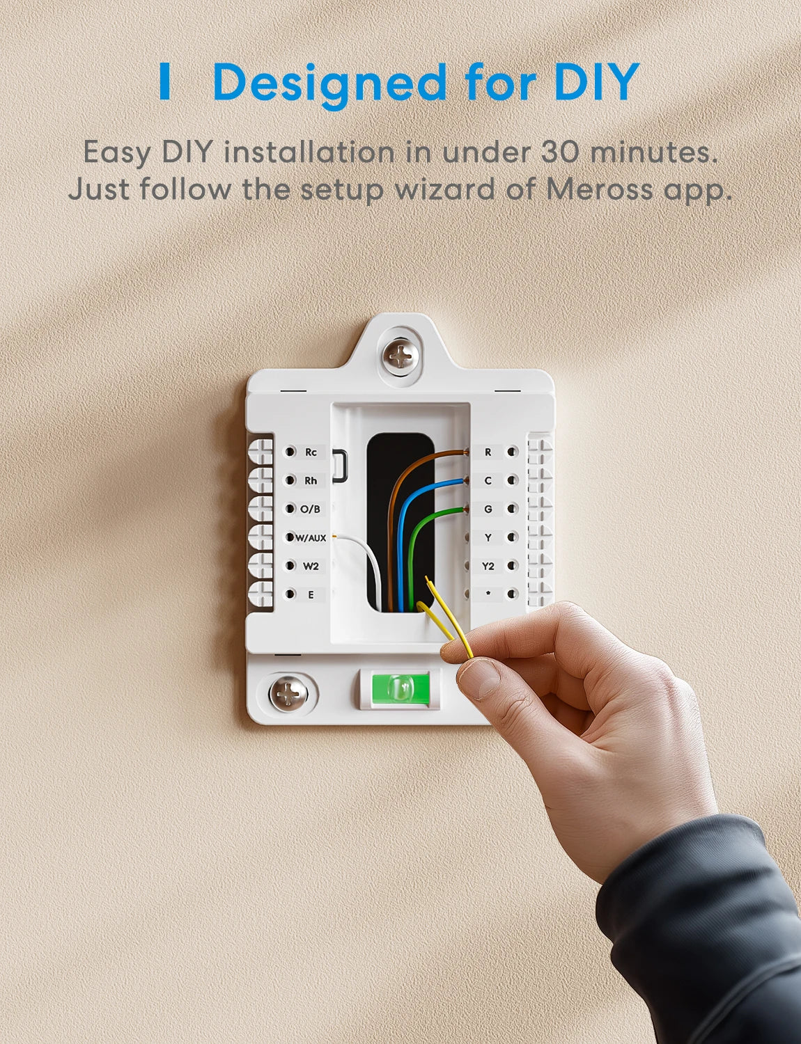 Meross Matter Smart Wi-Fi Thermostat Alexa Compatible