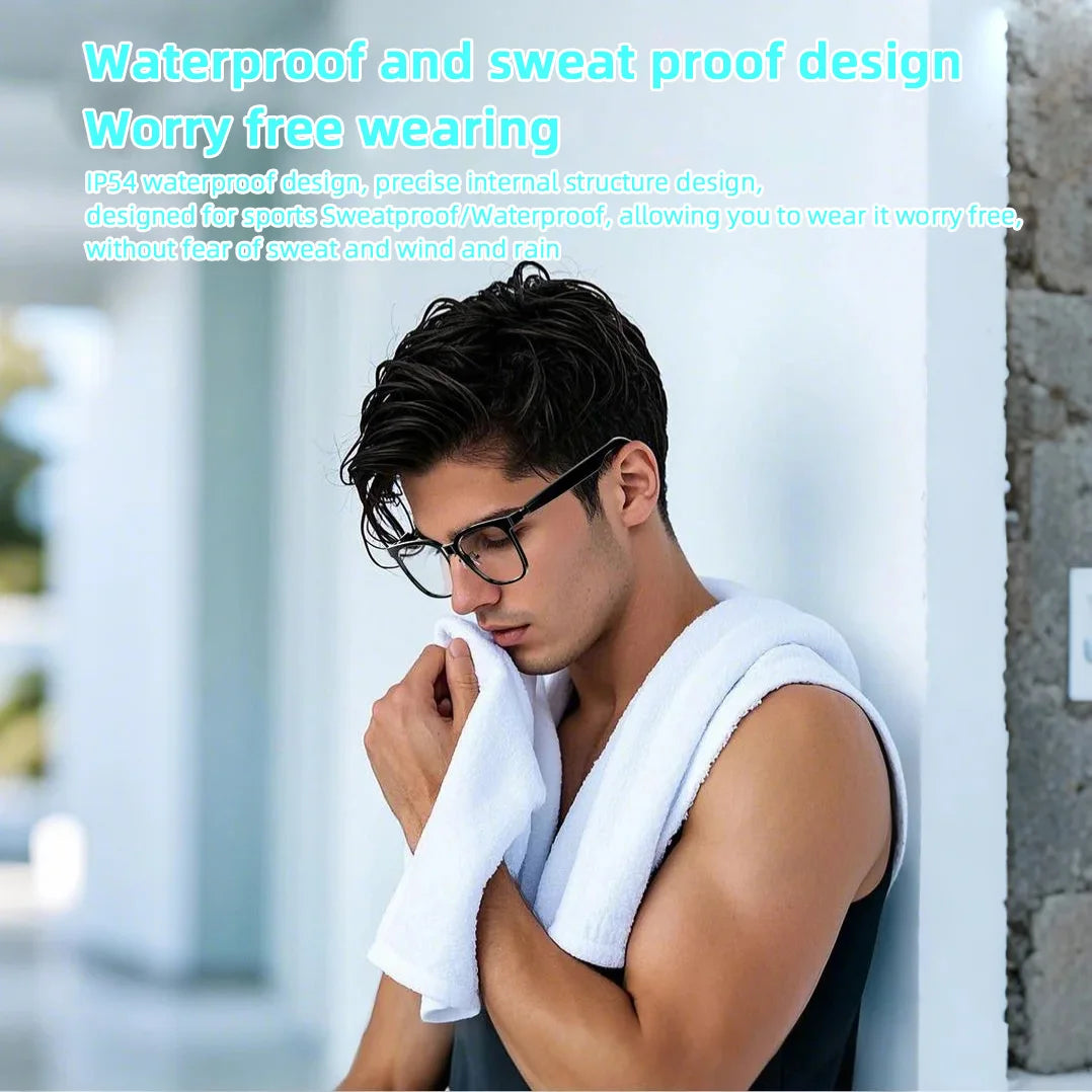 Smart Wireless Glasses with Magnetic Lens