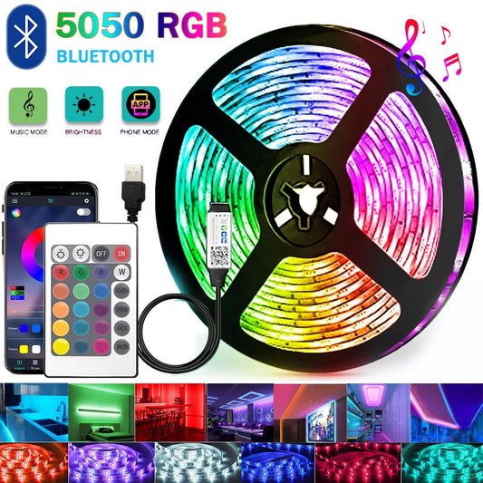 RGB USB LED Strip Lights APP Controlled