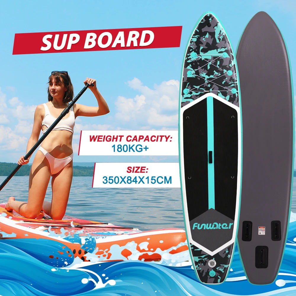 FunWater 11' Inflatable SUP Board with Full Accessories