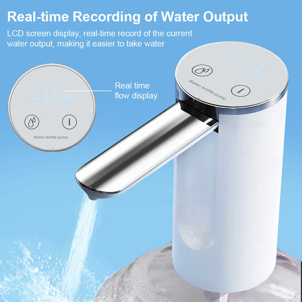 Foldable Electric Water Dispenser Pump Rechargeable