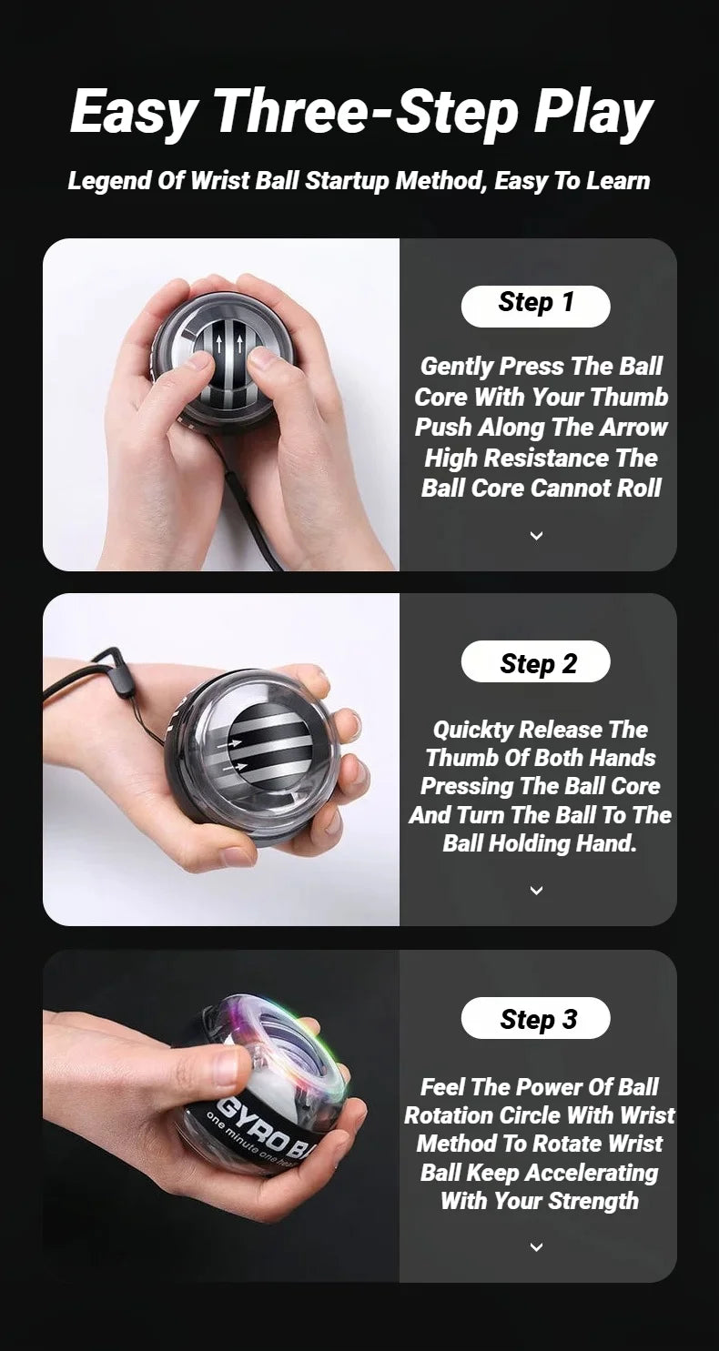 Gyroball Wrist & Forearm Exerciser Trainer
