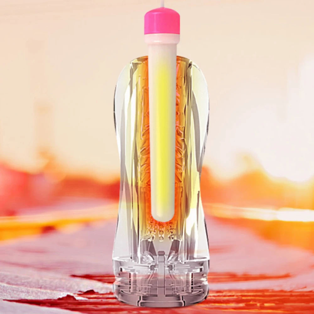 Transparent Pocket Vagina Masturbator for Men