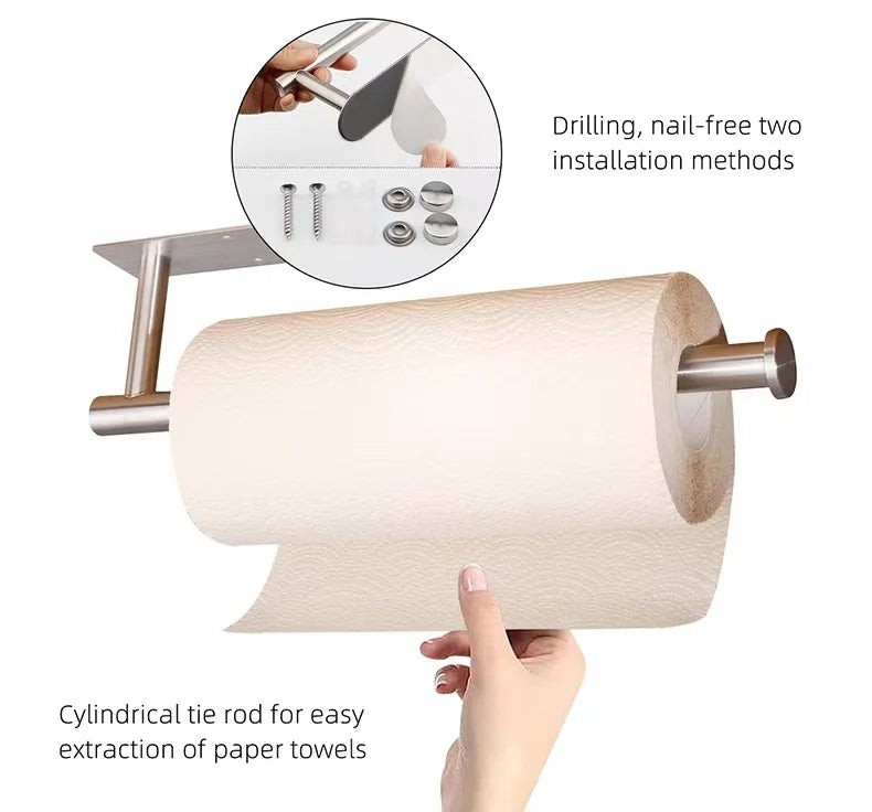 Kitchen Paper Towel Holder Adhesive Tissue Hanger