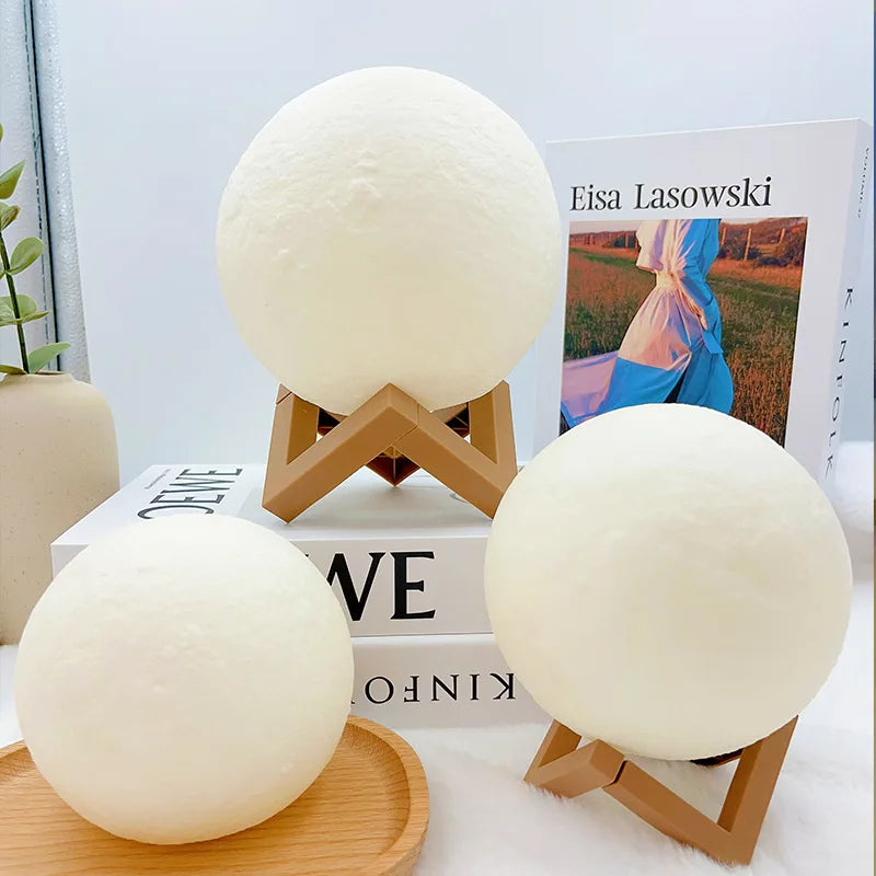 DIY Hand-Painted Moon Night Light Kit - Clickilix