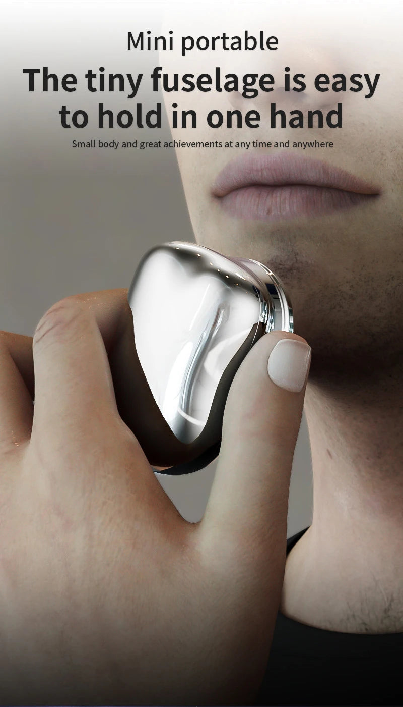 Mini Electric Travel Shaver – USB Rechargeable Razor