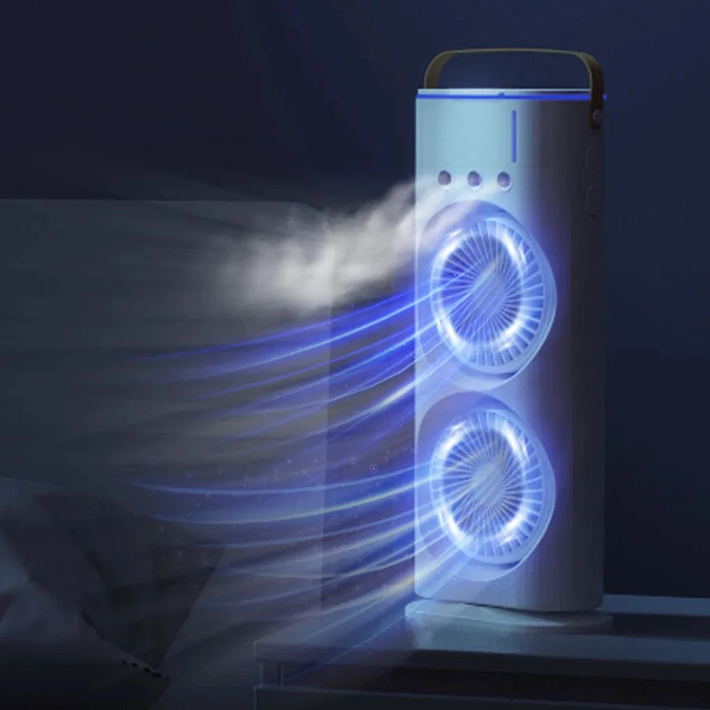 3-in-1 Mini Air Cooler with LED Light