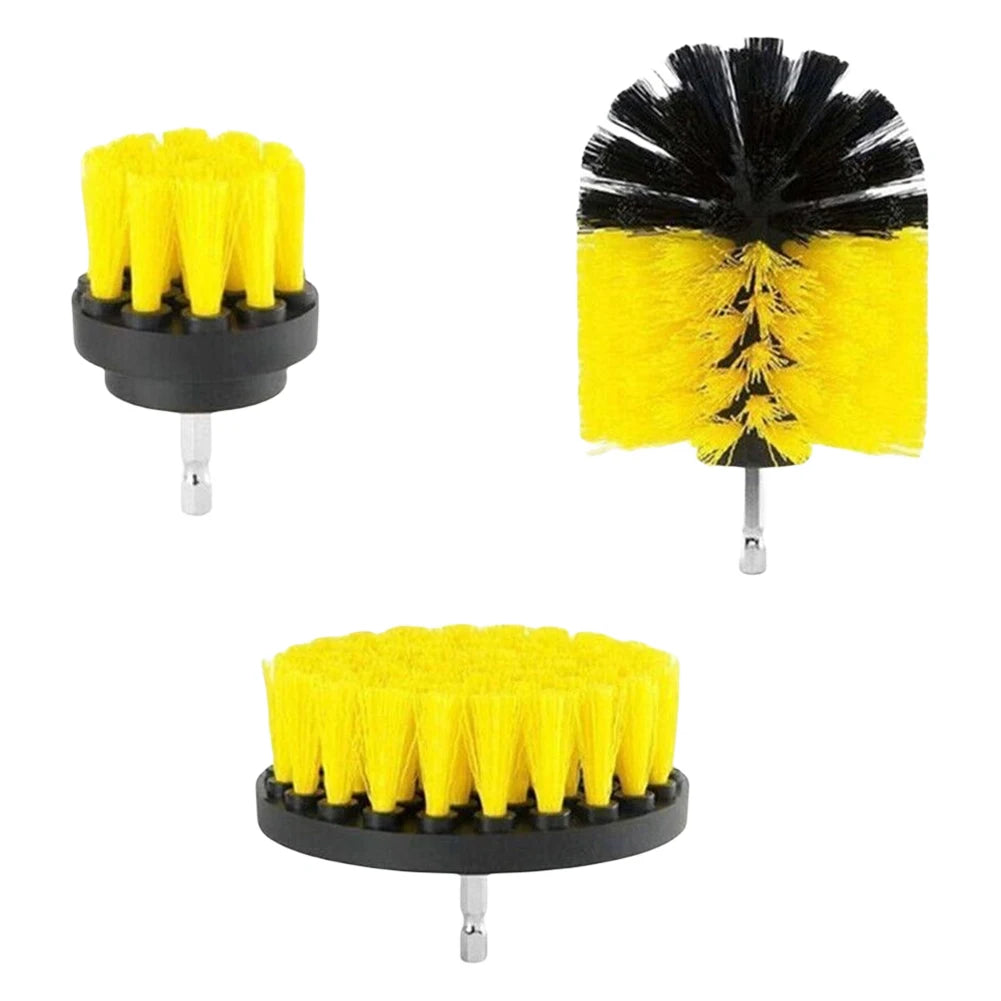 Drill Brush Attachment Cleaning Kit – 1-3 Sets for All Surfaces