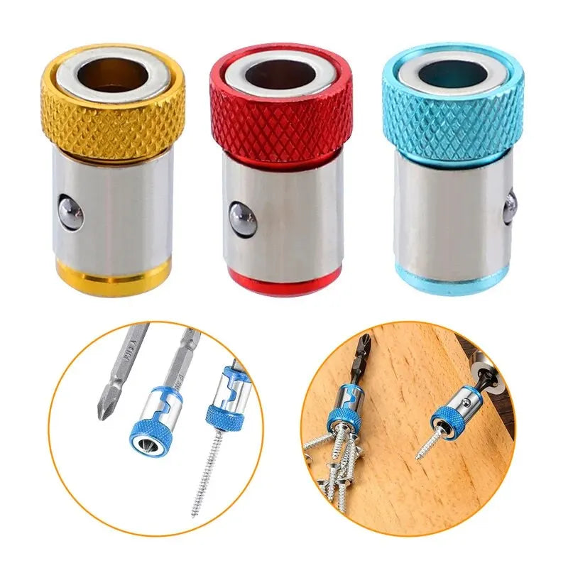 3PC Magnetic Screwdriver Bit Set – 1/4" Positioning Coil Heads