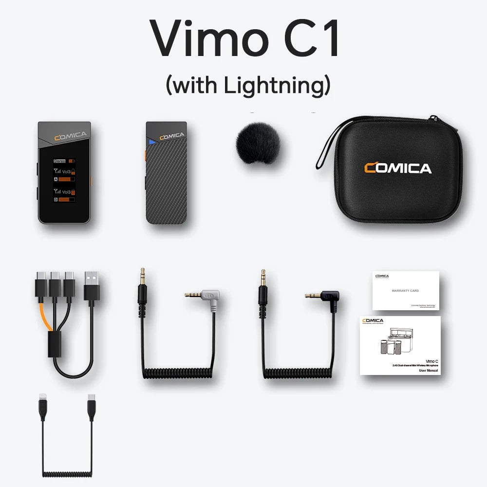 Comica Vimo C Mini Wireless Lapel Microphone Kit