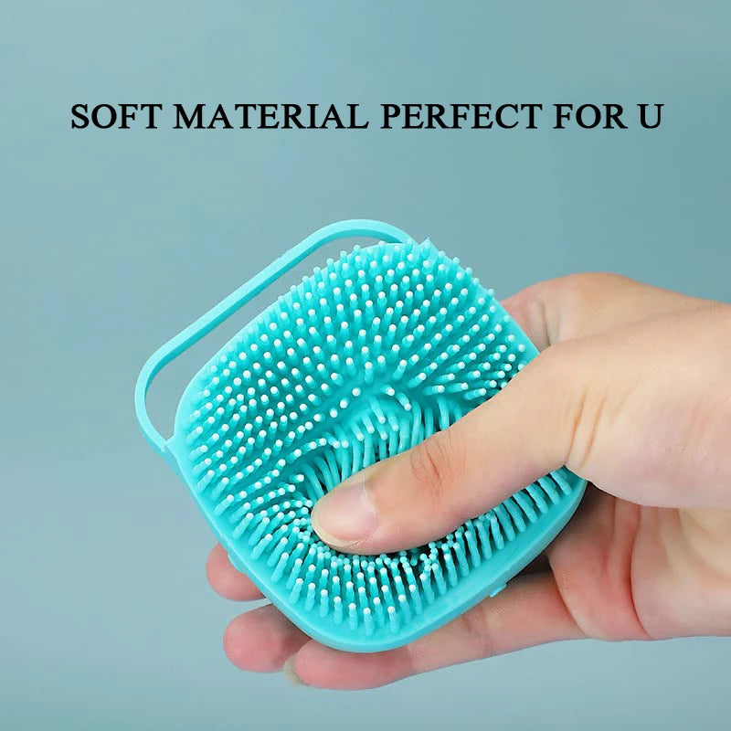 Bathroom Puppy Big Dog Cat Bath Massage Gloves Brush
