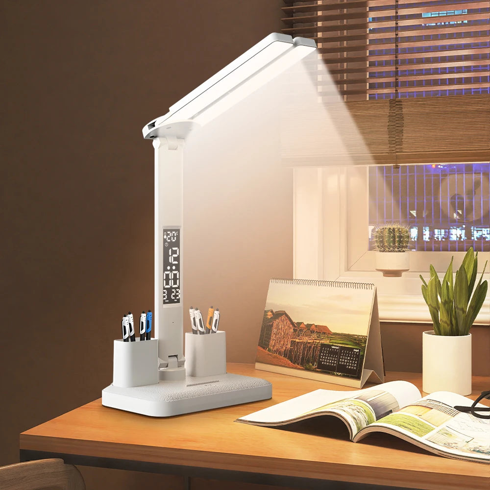 Smart Touch LED Desk Lamp Rechargeable for Study