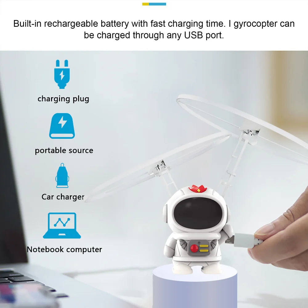 Mini Infrared Induction Flying Astronaut Toy