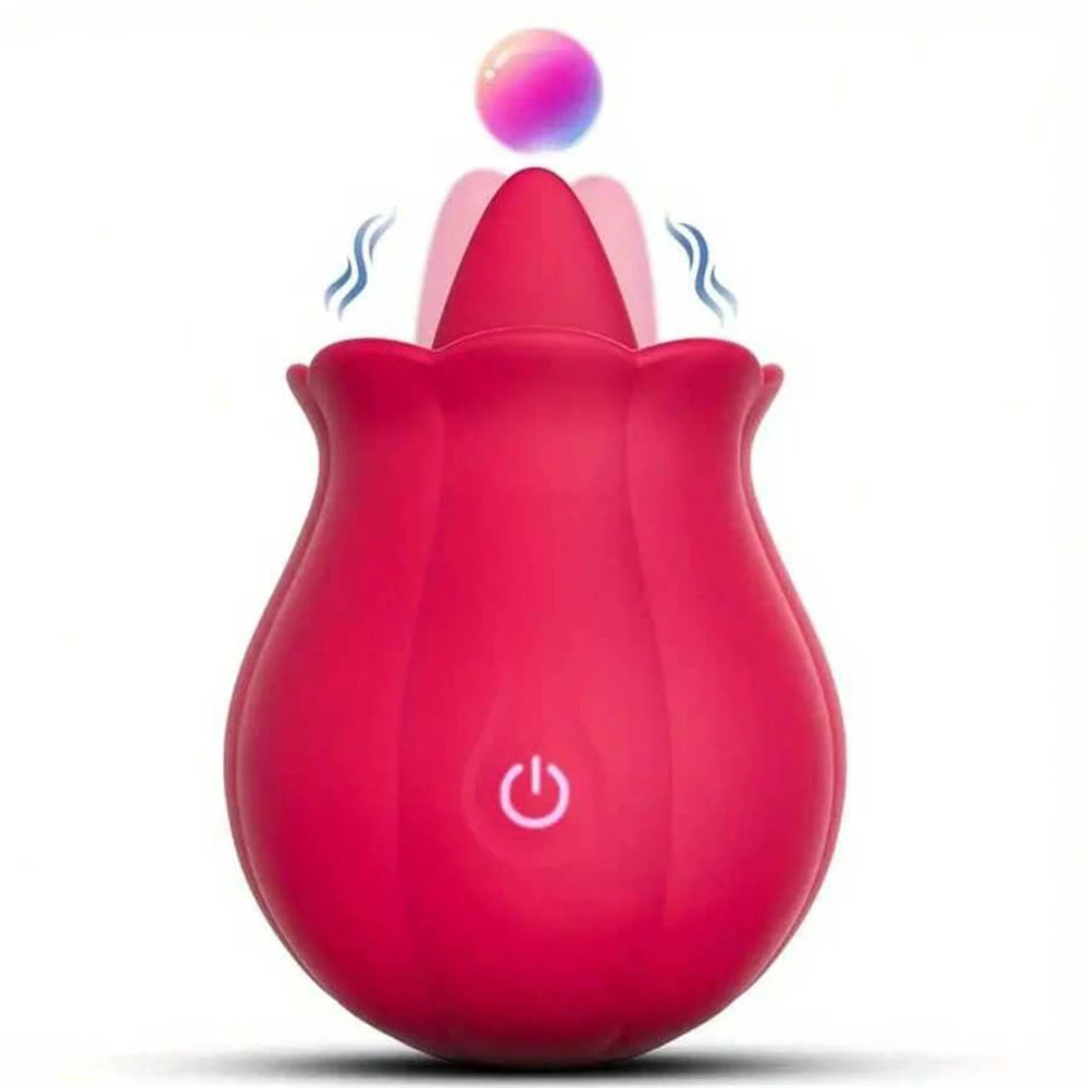 Powerful Swing Tongue Rose Vibrator