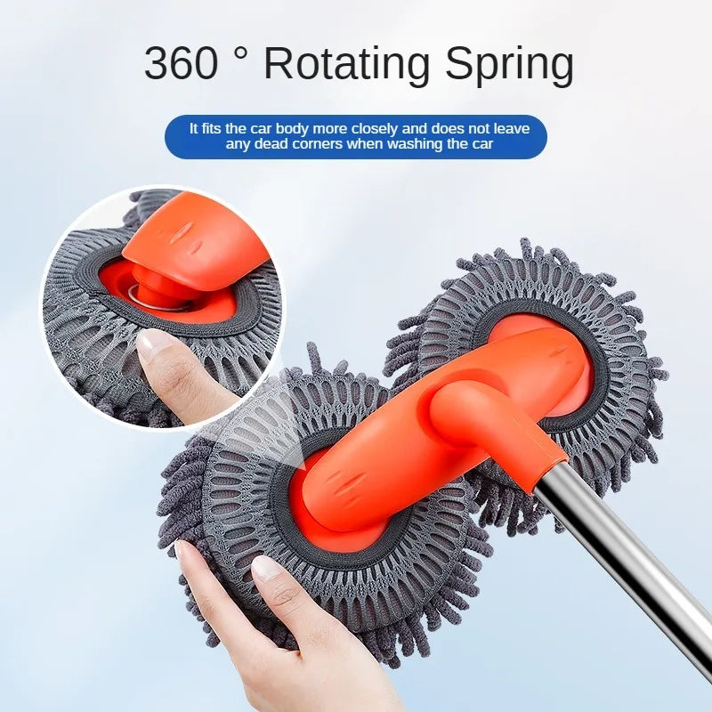 Telescopic Double-Head Car Wash Mop