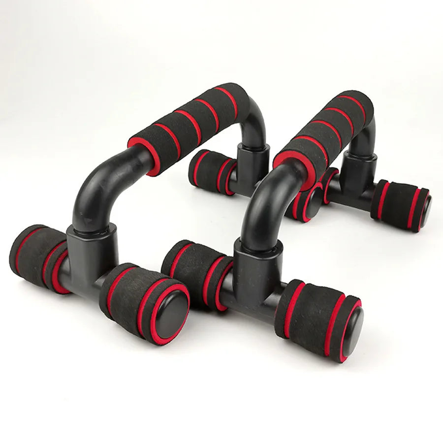 Anti slip push up H-shaped support bar