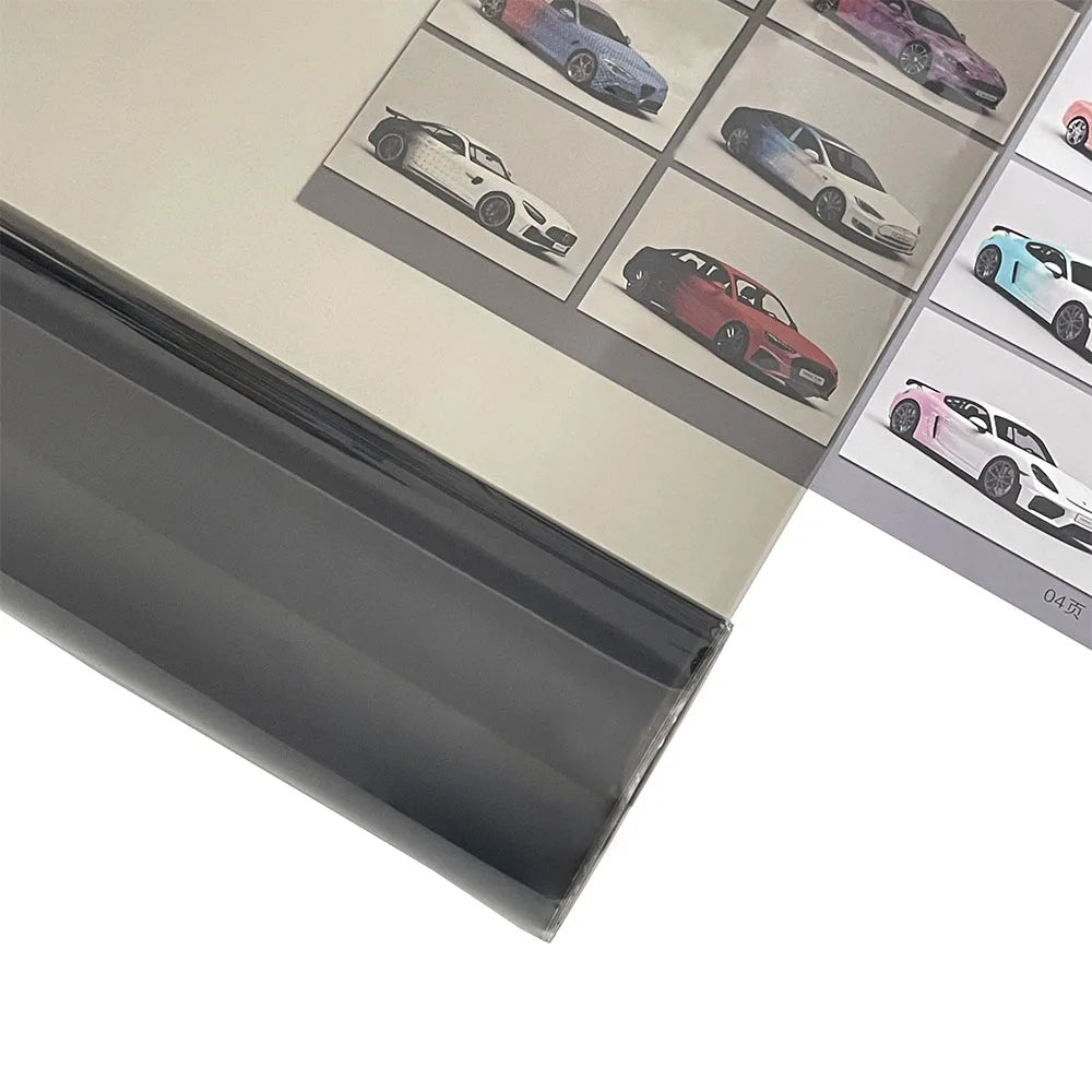 Smoke Black Car Light Tint Film – 30×50cm Vinyl Wrap