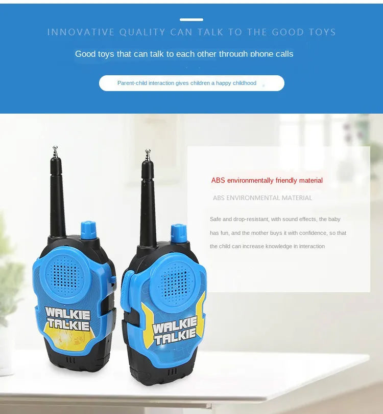 2PCS Mini Wireless Walkie Talkies for Kids