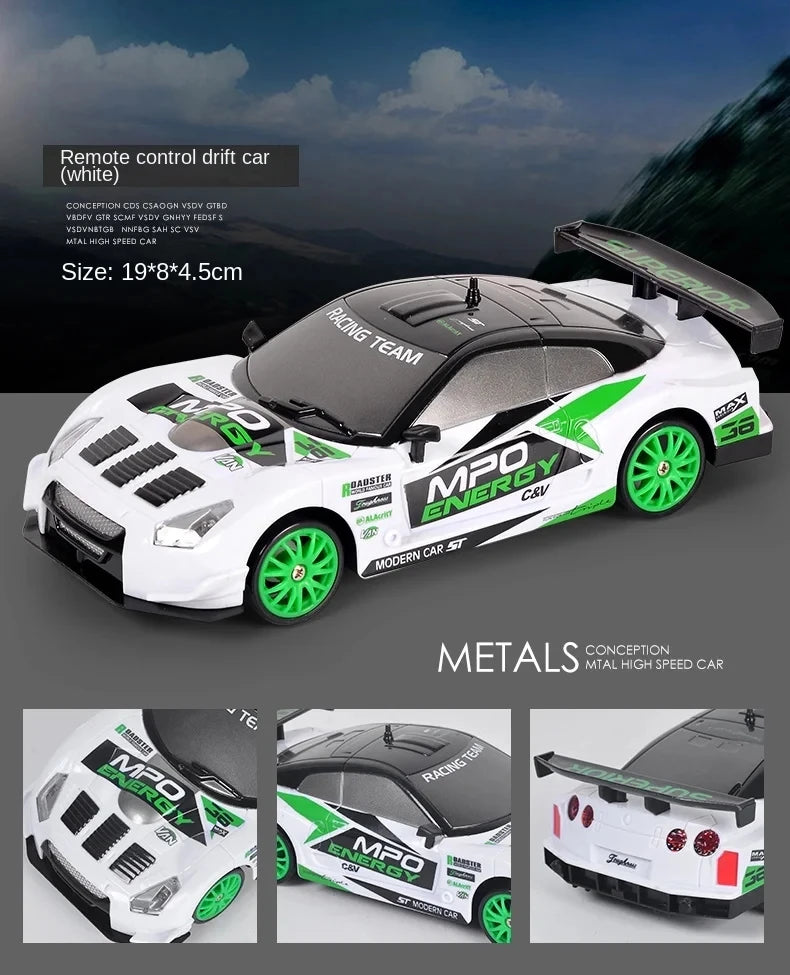 2.4G Drift RC Car – 4WD Remote Control Racing Toy