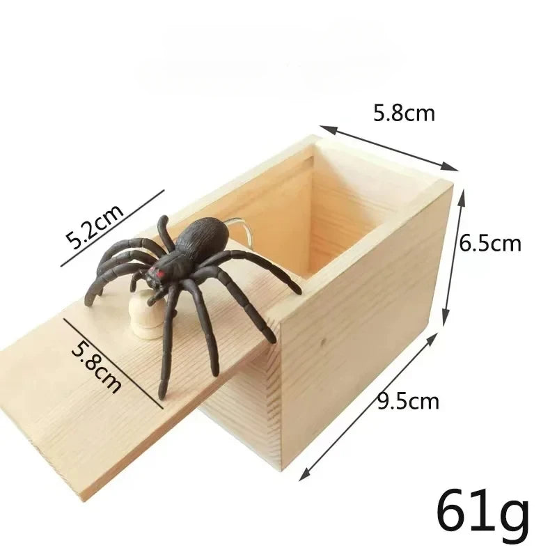 Spider Jump Scare Prank Box – Funny Gag Toy