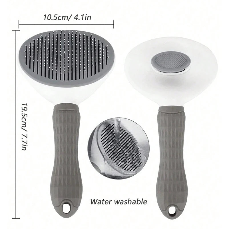 Pet Grooming Brush for Long-Haired Dogs – Hair Removal Comb