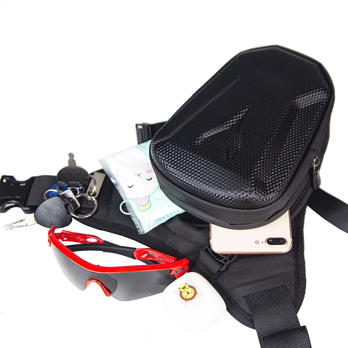 Waterproof Motorcycle Leg & Waist Bag – Rider Crossbody Gear