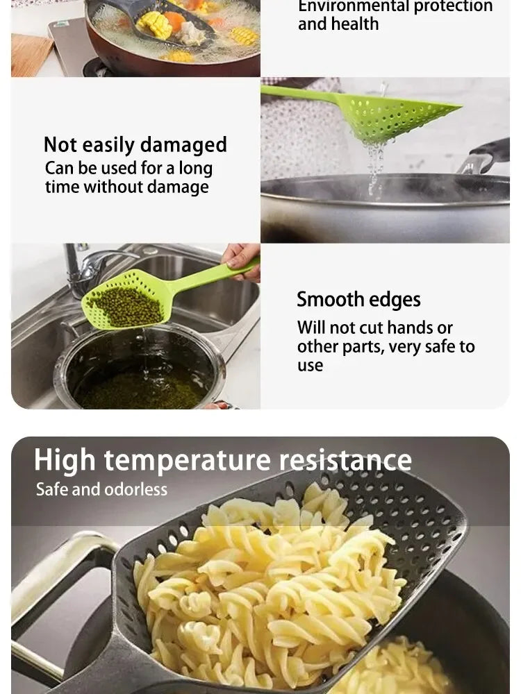 Strainer Spoon Large Funnel – Multi-Purpose Kitchen Filter Tool