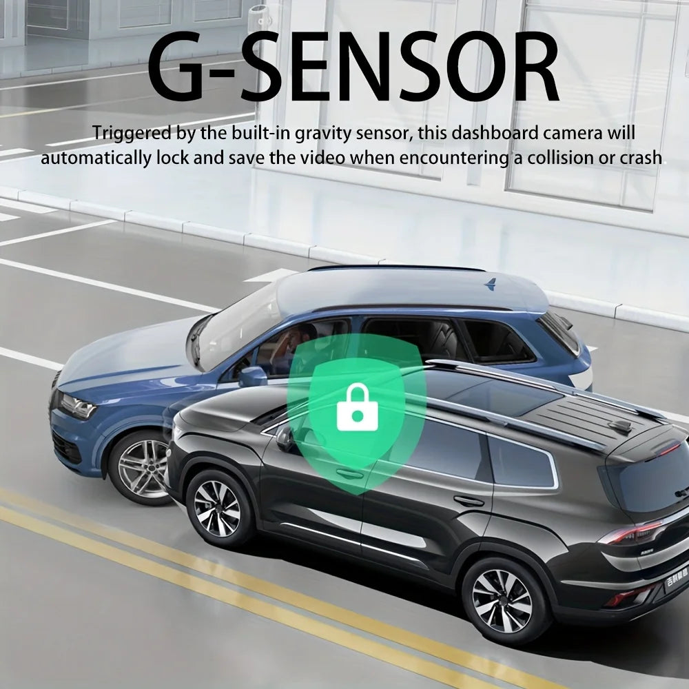 4-Channel WiFi Dash Cam with 360° Night Vision