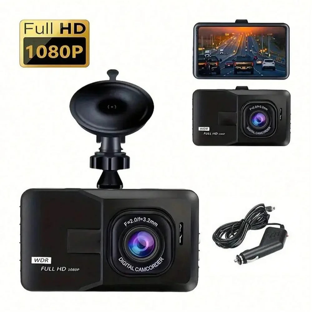 1080P FHD Dash Cam with 170° Wide-Angle Lens – Vehicle Camera