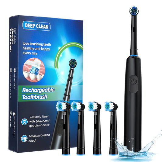 Smart Rotating Electric Toothbrush for Adults