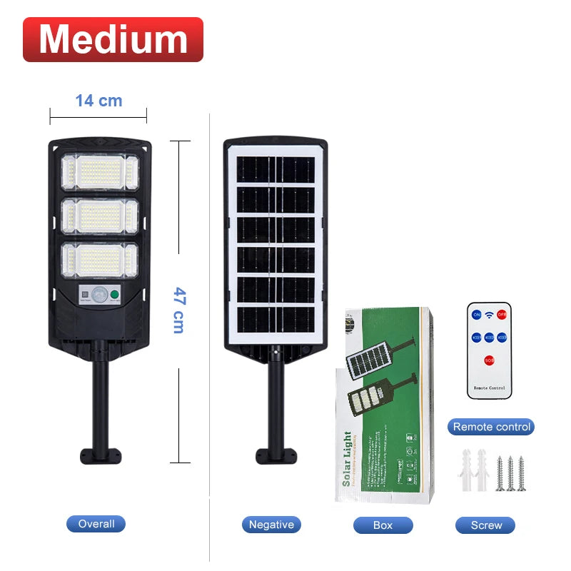 Outdoor Solar LED Garden Light with Motion Sensor