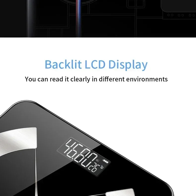 Smart Body Fat Scale Display