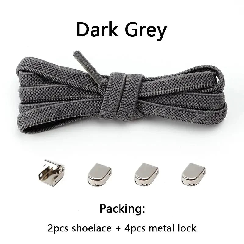 No-Tie Elastic Shoelaces for Kids & Adults - Clickilix