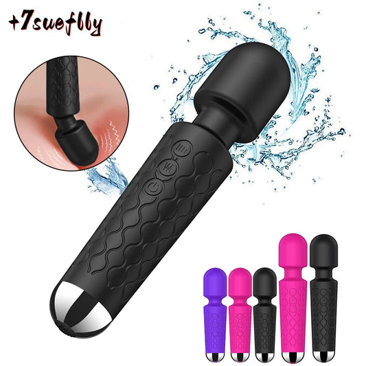 20 Modes AV Stick Clit Vibrator for Women