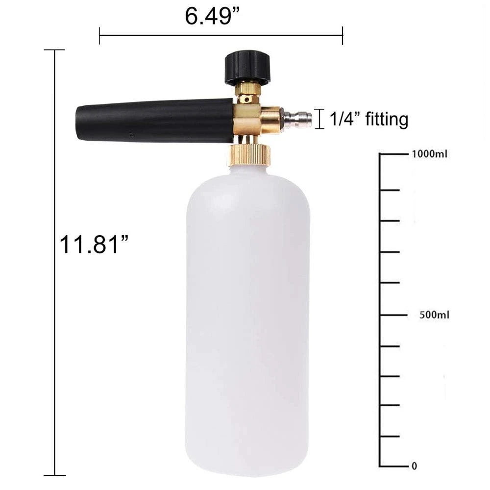 1L Adjustable Snow Foam Lance – Thick Foam, Deep Clean!
