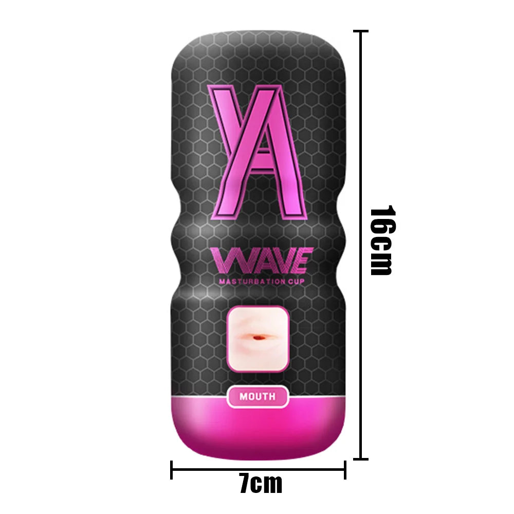 WAVE Powerful Sucking Masturbator Cup