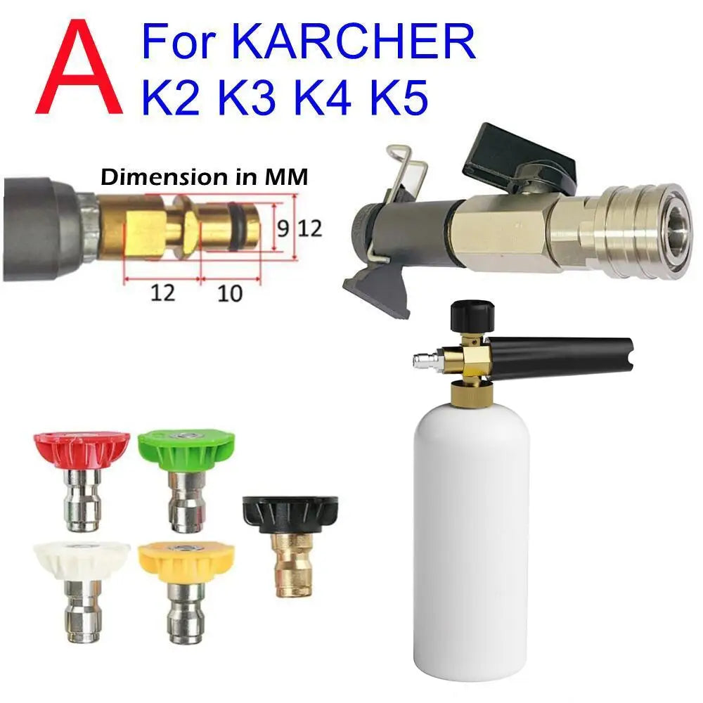 High Pressure Washer Ball Valve Quick Connector