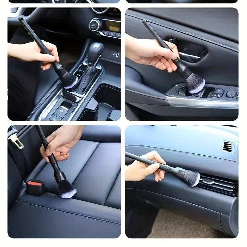Soft Bristle Car Detailing Brush – Gentle Cleaning, Pro Results!