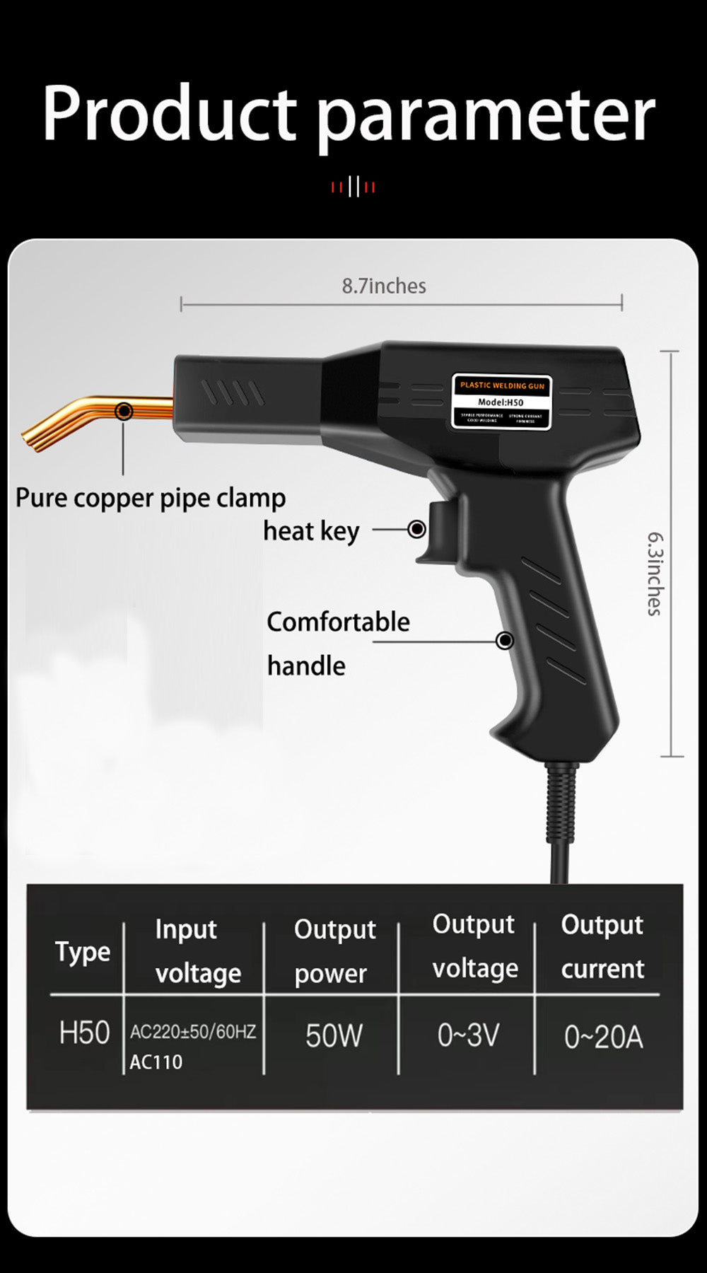 50W Hot Stapler Plastic Welding Machine – Fast & Easy Plastic Repair!