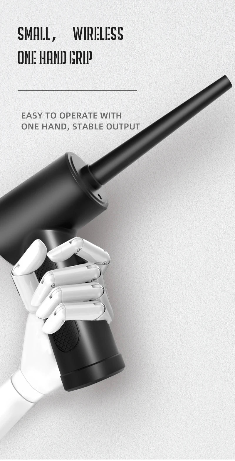 Clean your PC effortlessly with this portable air duster!