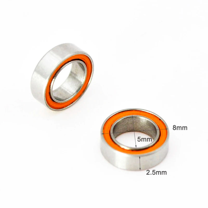 2pcs Hybrid Ceramic Bearing Stainless bait casting Spinning Fishing