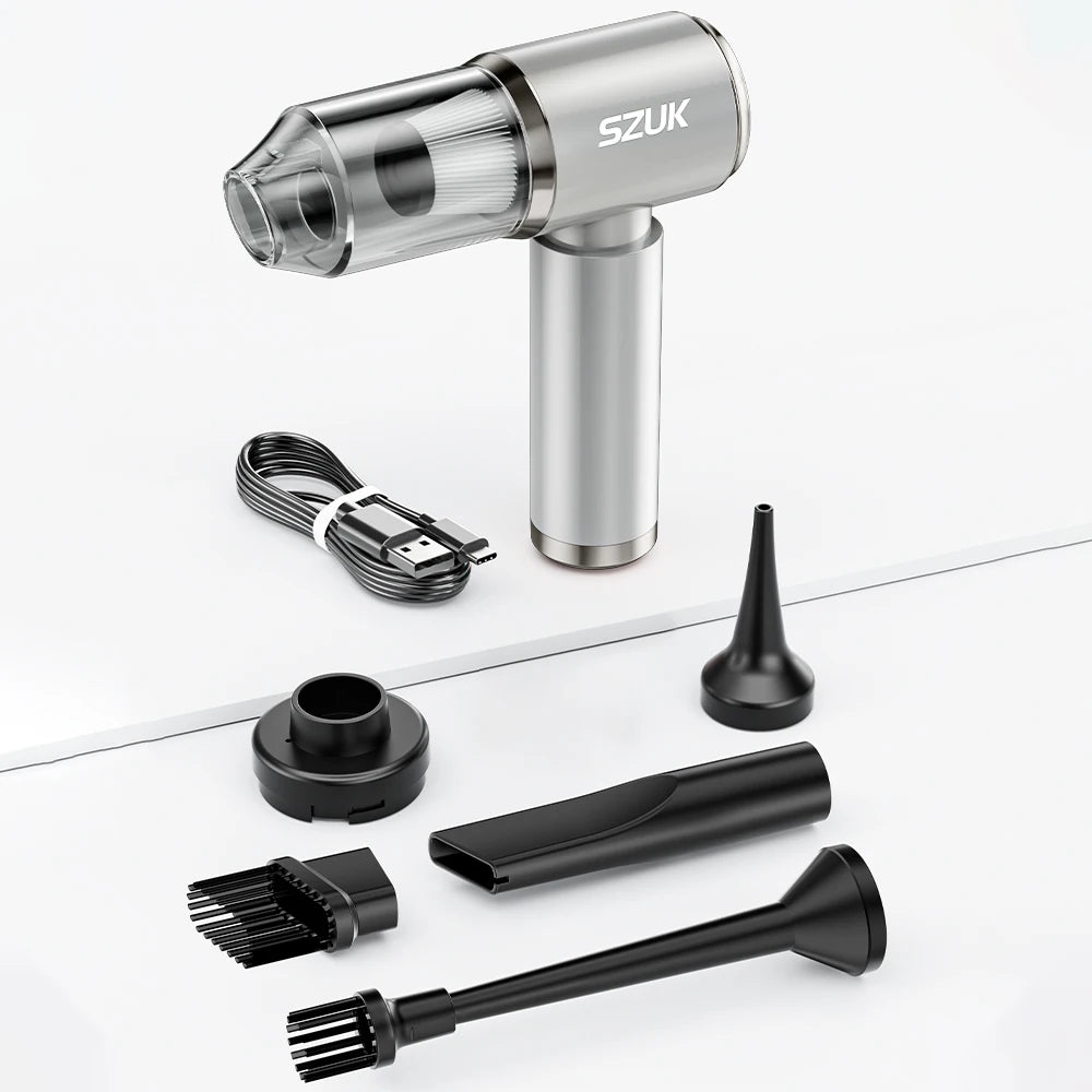 Wireless Mini Car Vacuum Cleaner – Strong Suction