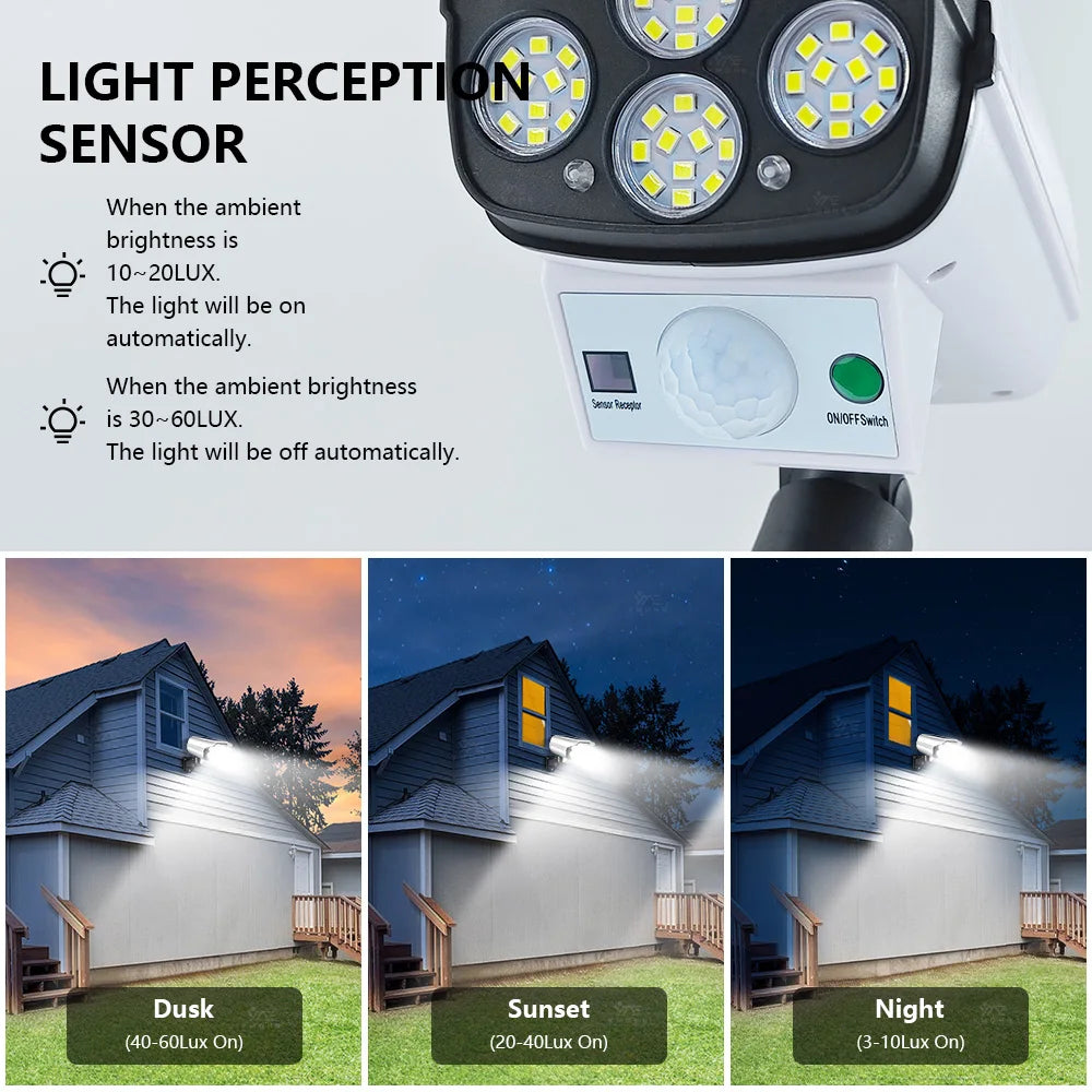 Smart Solar Wall Lamp with Motion Sensor