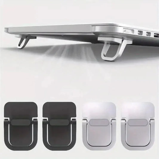 2-Pack Aluminum Laptop Stands – Ergonomic & Portable