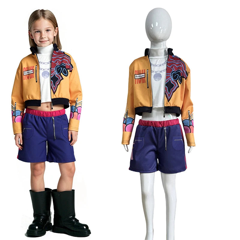 KPop Demon Hunters Cosplay Costume for Girls – Halloween Outfit